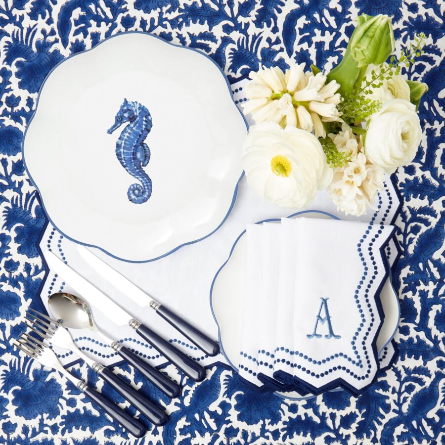 eurean Navy Cutlery Set – 5-Piece Stylish Flatware Collection - Image 13