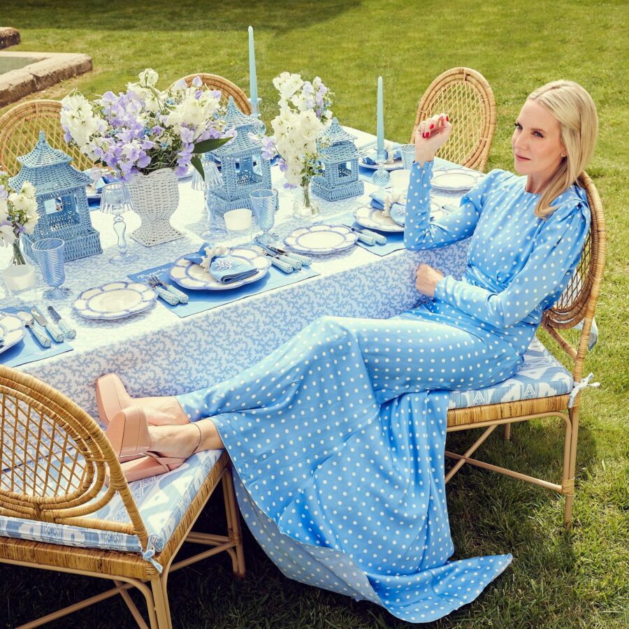 eurean Blue Rattan Cutlery Set – 5-Piece Stylish Flatware Collection - Image 14