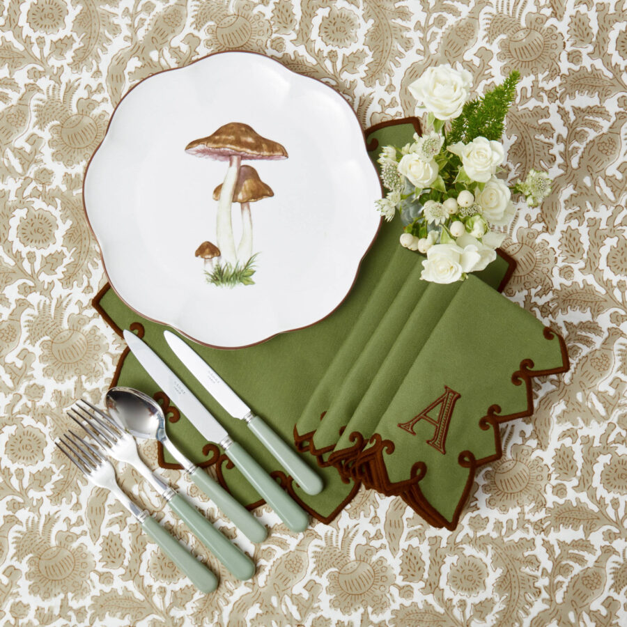 eurean Sage Green Cutlery Set – 5-Piece Stylish Flatware - Image 7