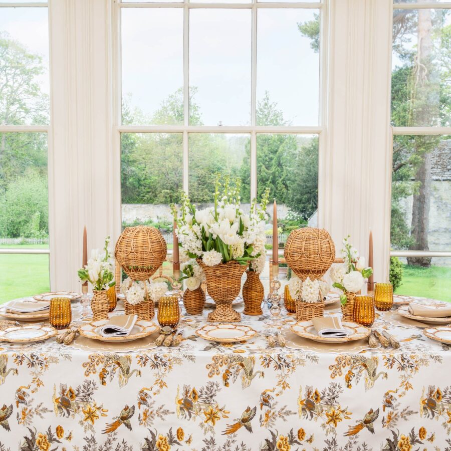 eurean Rattan Cutlery Set – 5-Piece Natural Flatware Collection - Image 3